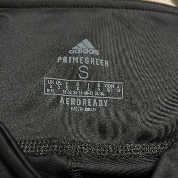 Adidas women’s cycling shorts, black with adidas stripe on each leg - Picture 9 of 10